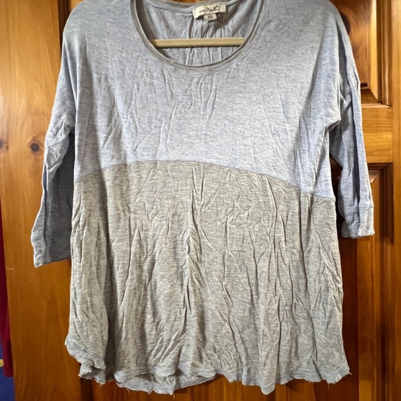 Simply Noelle Heather Gray Long Sleeve Tee - Picture 1 of 2